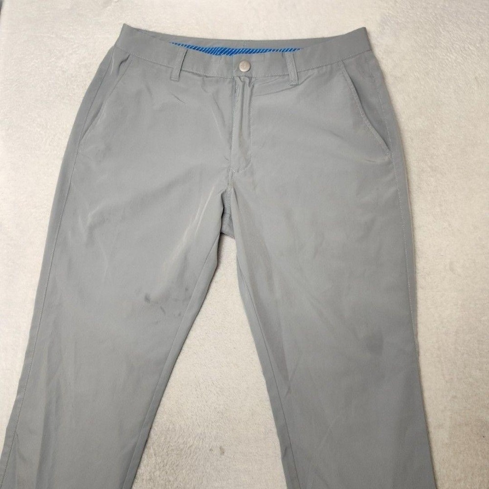 Bonobos Pants Mens 31x32 Gray Golf Athletic Flat Front Lightweight Work School - Picture 2 of 14